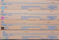 Konica Minolta GENUINE 514CYMK TN-514Y TN-514M, TN-514C, TN-514K Toner Cartridge