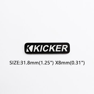 KICKER Speaker Badge Aluminum Logo Emblem 31.8mm(1.25