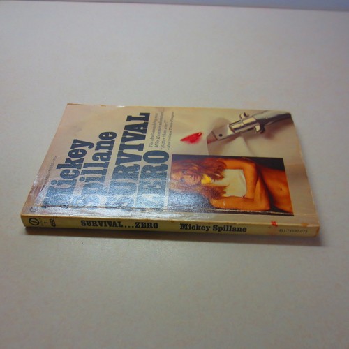 Mickey Spillane Survival Zero a Signet Thriller vintage paperback - Picture 2 of 4