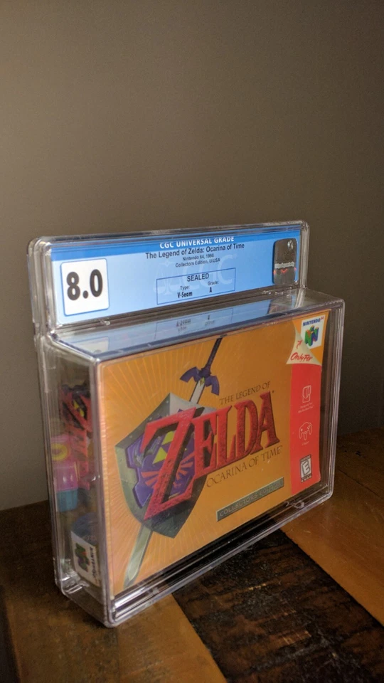 NEW ✹ Legend of Zelda Ocarina of Time COLLECTORS EDITION ✹ CGC 8.0 A ✹ N64 WATA - Image 4 of 4