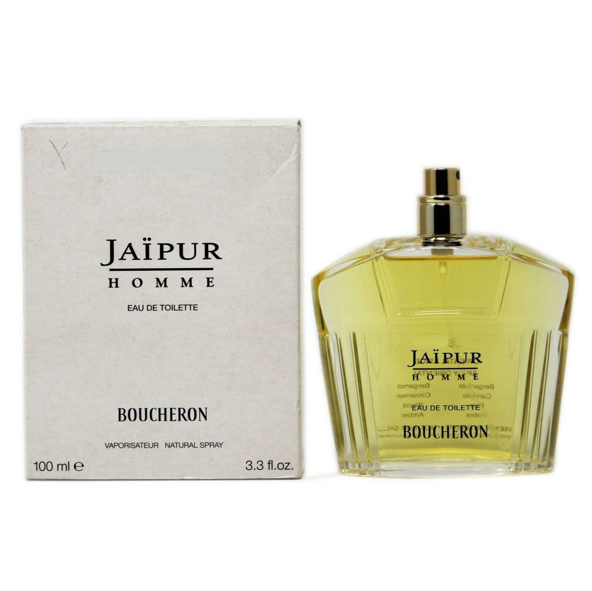 BOUCHERON JAIPUR HOMME EAU DE TOILETTE NATURAL SPRAY 100 ML/3.3 FL