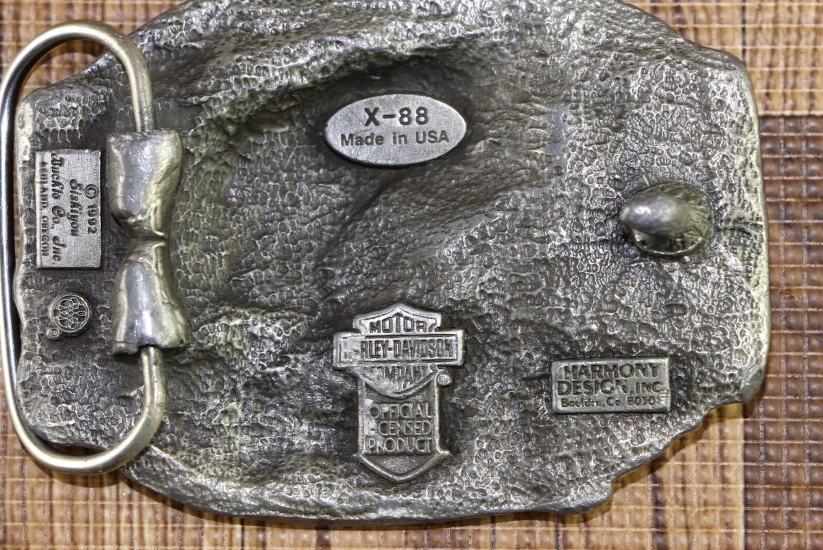 1992 Harley Davidson Born To Be Wild Belt Buckle Eagle X-88 USA | eBay