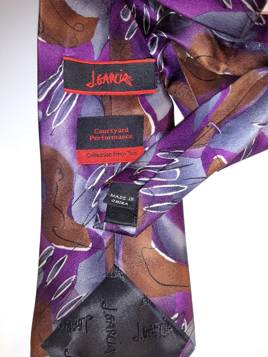 jerry garcia purple tie