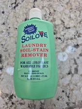 Soilove Laundry Soil Stain Remover One  16 oz.  MADE IN U.S.A.  ~ FAST SHIPPING