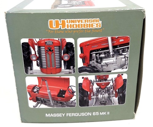 UH 1/16 Massey Ferguson 65 MK2 Red Diecast Scale Model Tractor - Picture 4 of 13