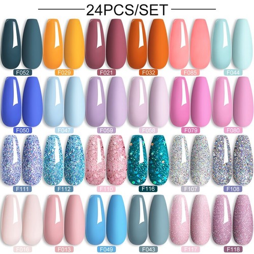 20/24PCS Smalto Gel Termico Set 3 Strati Temperatura Smalto Cambia Colore - Foto 11 di 90