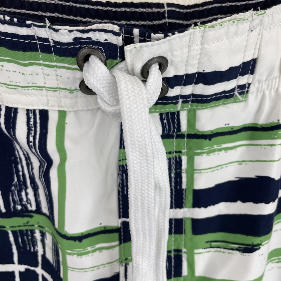 Bañador Sonoma para Hombres 3XB Grande 3X Verde y Azul Corbata Cintura Elástica Poliéster Foto 4 de 4