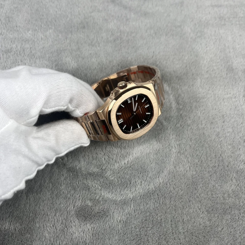 Mod Custom Watch Nautiko Brown Dial Automatic Sapphire Glass Back Seikonaut NH35 - Image 3 of 4