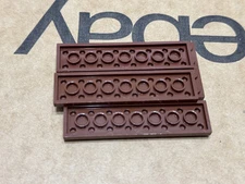 LEGO Parts - Reddish Brown Plate 2 x 8 - No 3034 - QTY 5