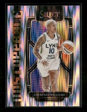 Courtney Williams 2024 Panini Select WNBA Unstoppable Prizms Flash #6 Lynx