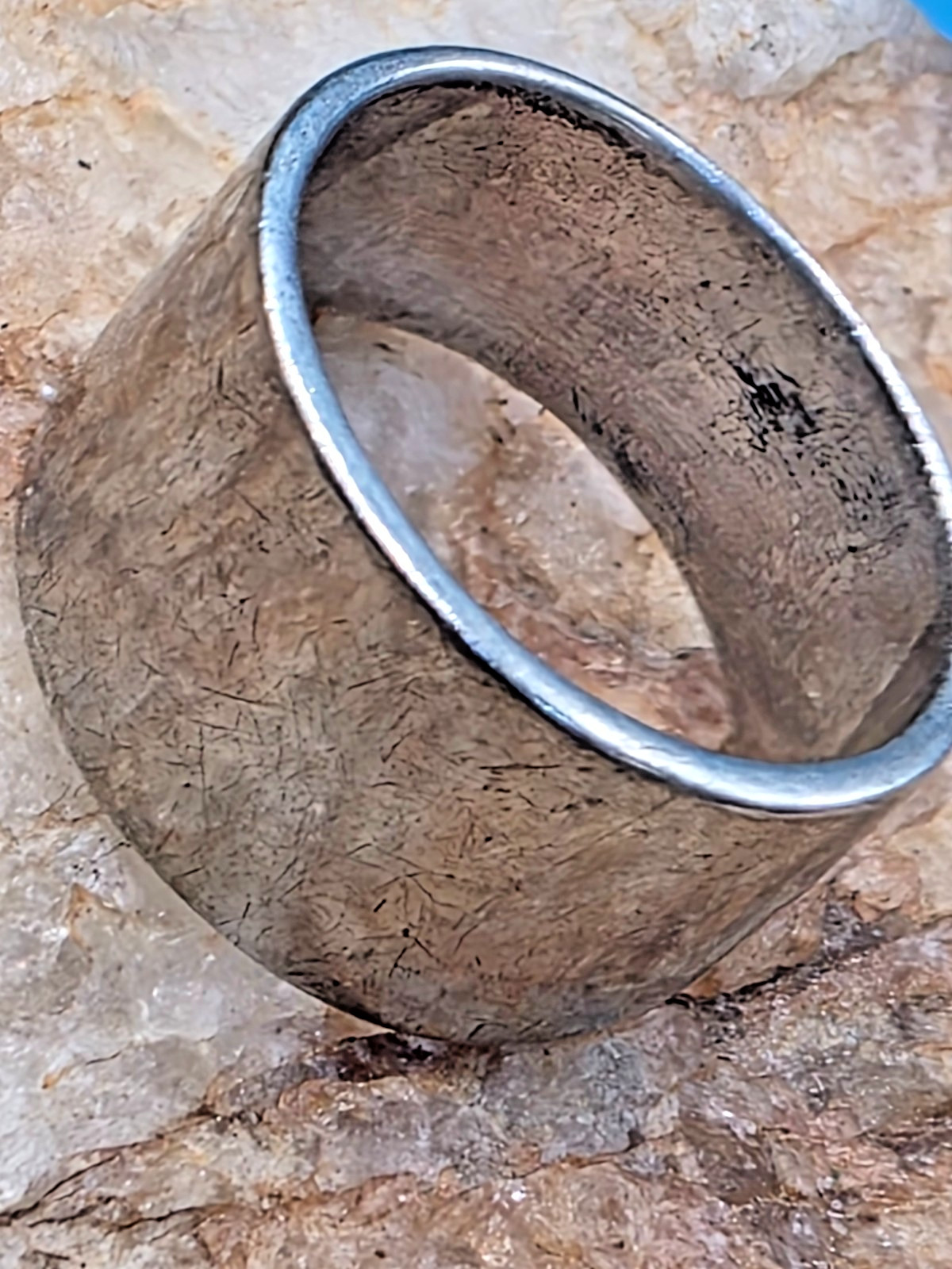 Solid 925 Sterling Silver Statement Handmade Band… - image 2