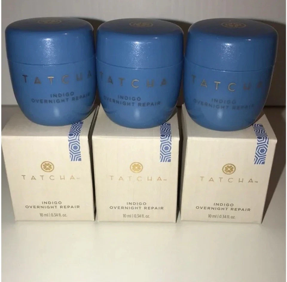 3 Mini Size- Tatcha: Indigo Overnight Repair. 10 ML / 0.34 fl. oz., each=1 Oz - Image 1 of 1