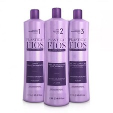 Cadiveu Plastica dos Fios Straightener Brazilian Keratin Hair Treatment 3x 1L