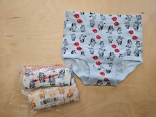 NWT HANNA ANDERSSON ORGANIC CLASSIC BLUEY UNDERS 3 PACK S 100 110 4 5