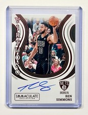 Ben Simmons Basketball Serial Numbered Sports Trading Card Singles