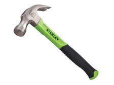 Stanley Fibreglass Hi-Vis Claw Hammer 567g (20oz)