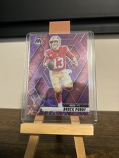 2025 Panini Mosaic - Brock Purdy #221 Purple Scope Prizm