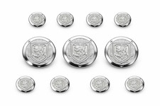 High Quality Silver Buttons Set For Suit, Spo...