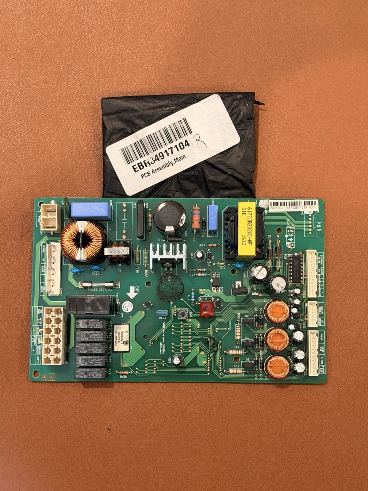 NEW Genuine LG Fridge Control Board EBR34917104