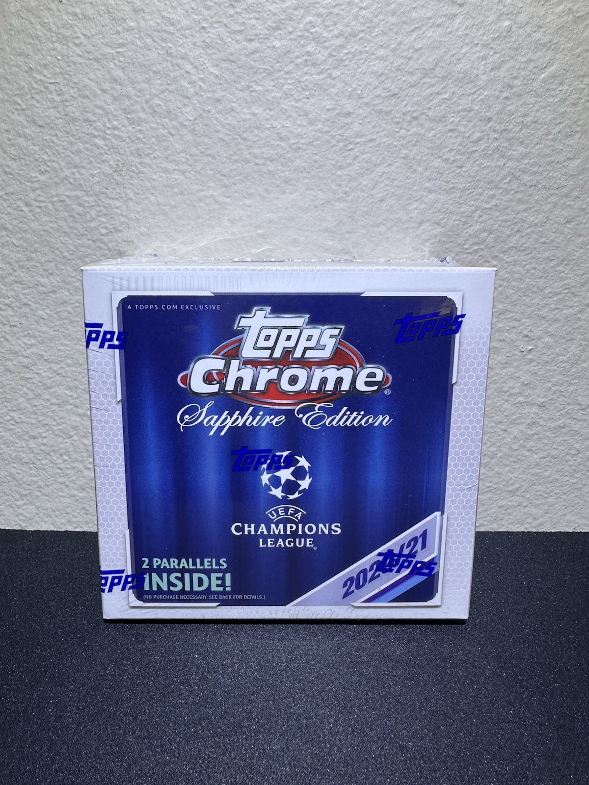 2020-21 Topps UEFA Champions League Chrome Sapphire Soccer Hobby Factory Sealed