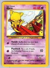 Abra 49/82 Team Rocket Unlimited NM