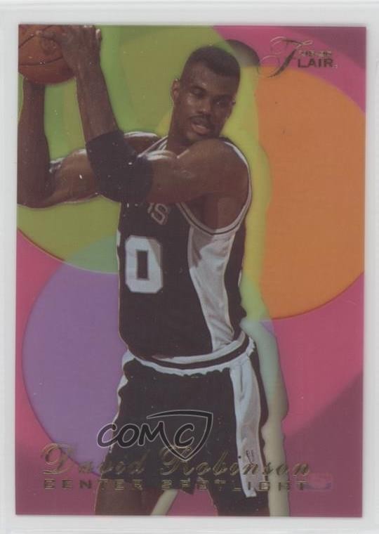1995-96 Flair Center Spotlight David Robinson #6 HOF 09is