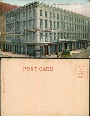 Postcard Syracuse (New York) The Vanderbilt Hotel. 1909