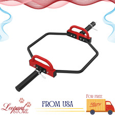 Olympic Hex Trap Bar Deadlift Squat Bar 2 Inch 500lb Capacity Home Gym