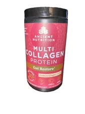 Ancient Nutrition Multi Collagen Protein Gut Restore - Lemon Ginger 8.4 oz Pwdr