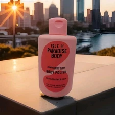 Isle Of Paradise Body Confidently Clear Body Polish 7.77 Oz New