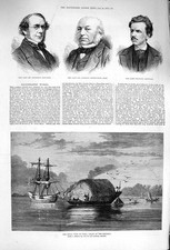 Old Antique Print 1876 India Craft Hooghly Rothschild Estcourt Amberley 19th