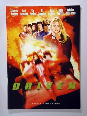 Driven - Sylvester Stallone - Estella Warren - Burt Reynolds - Presseheft