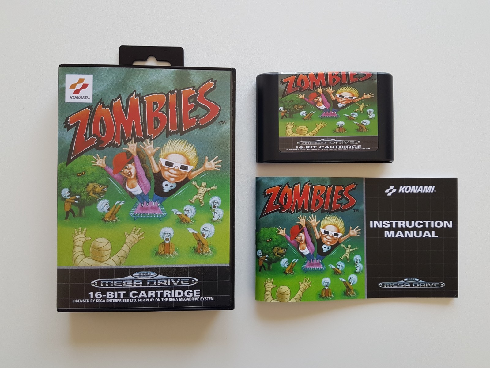SEGA Megadrive Zombies PAL (Read Description)