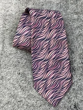 Men's Italo Ferretti Silvi Marina Luxury Silk Tie Italy  Geometric