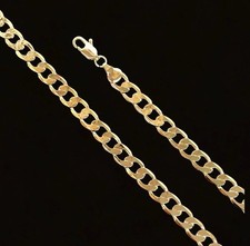 New 18k Gold FILLED 5.4mm Cuban Chain 24 Inches-Unisex-Great Quality