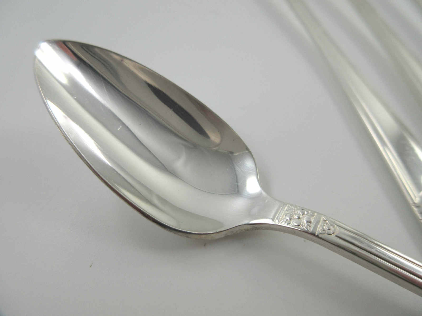 National Silver Co INAUGURATION 8 Iced Tea Spoons Silverplate Flatware