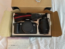 Canon EOS Rebel XS 35mm Film Camera Boxed Kit EF 35-80mm f/4-5.6 III Lens, Strap