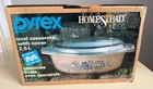 PYREX 945-48 OVAL CASSEROLE 2.5 L HOMESTEAD  RARE MINT BOXED UNUSED