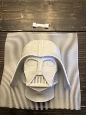 “Darth Vader & Stormtrooper 3D Wall Art Set – Marble PLA – Star Wars Inspired”