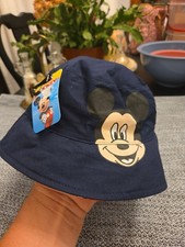 Disney Junior Mickey Mouse Clubhouse Bucket Hat for Toddler Kids Age Navy Blue