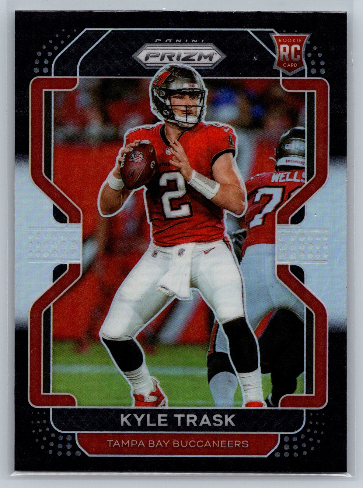 2021 Panini Chronicles RC #PB-16 Kyle Trask Prizm Black Silver