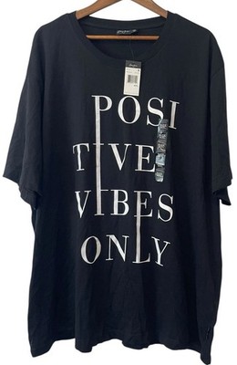 NWT Sean John Positive Vibes Only T-shirt 4X Men s Streetwear Graphic