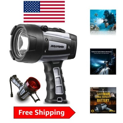 1400ft Range  Waterproof LED Spotlight - Ideal for Marine & Emergency Use
