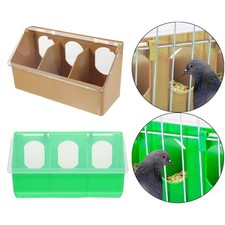 Pigeon Feeder Feeding Dish Hanging Drinker Feeder for Parrot Chicken Budgie