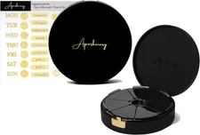 7 Compartments Pill Case, Pill Box, Daily Pill Organizer, Travel Pill Organizer,