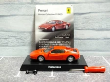 /64 Kyosho Ferrari Minicar Collection 7 Ferrari Testarossa Red Orange