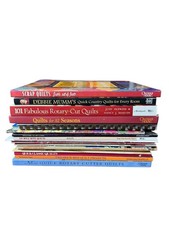 Lot OF 14 Quilting Pattern Books Quilter Oxmoor Mumm Patchwork Place More