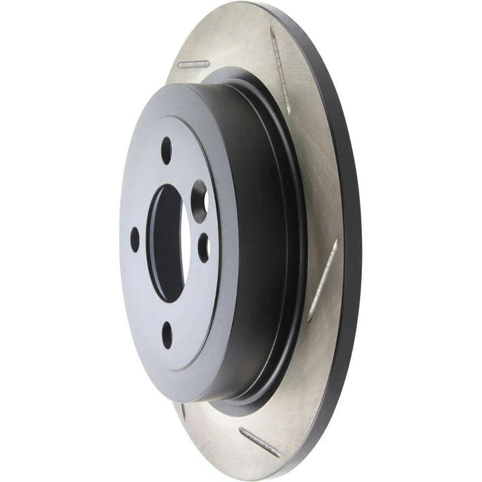 StopTech 126.34066SL Rear Left Slotted Brake Disc Rotor for 2002-06 Mini Cooper - Image 2 of 4