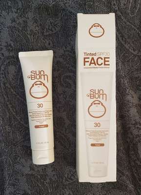 Sun Bum Tinted Mineral SPF 30 Face Lotion - NIB - Exp. 11/2026