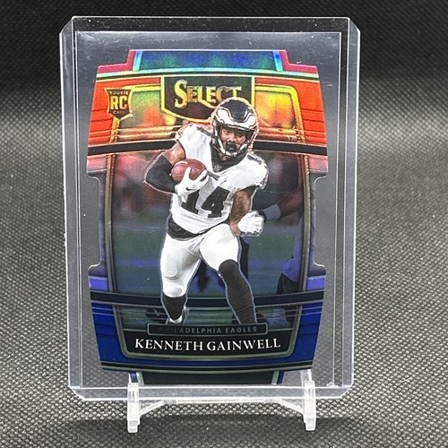 2021 Panini Select - Concourse Kenneth Gainwell #81 Red & Blue Prizm Die-Cut RC - Picture 2 of 3